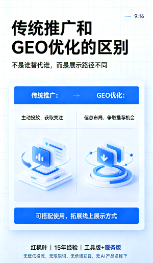  传统推广和GEO优化的区别  
